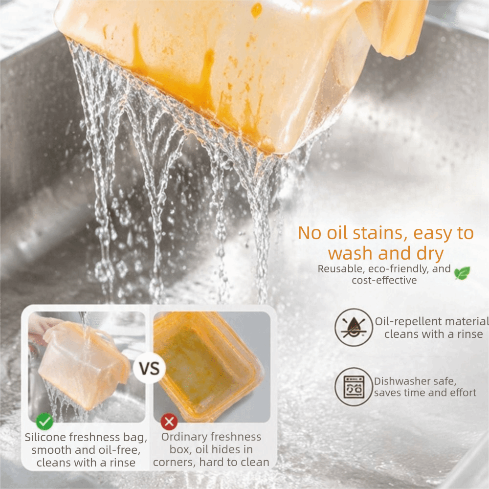 Leak Proof Silicone Food Stora - Food Storage And Temperature 评论和价格