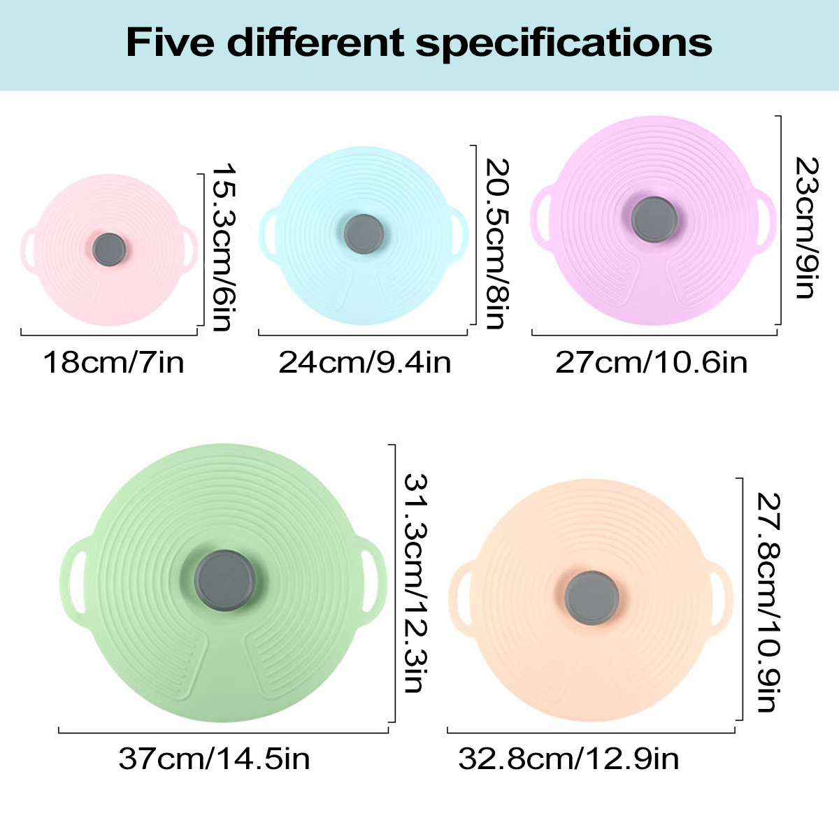Leeseph Silicone Lids for Bowl - Silicone Stretch Lid 评论和价格