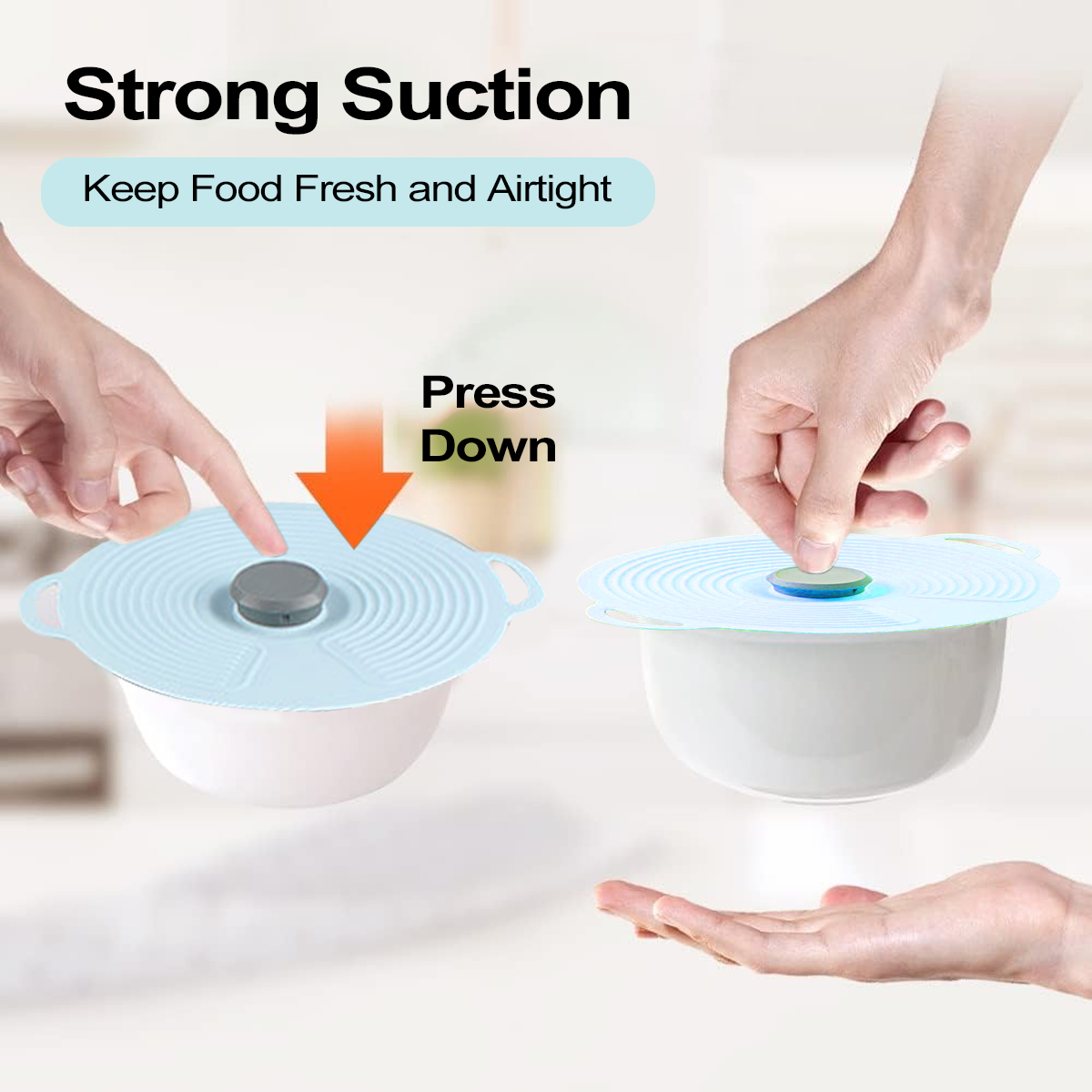 Leeseph Silicone Lids for Bowl - Silicone Stretch Lid 评论和价格