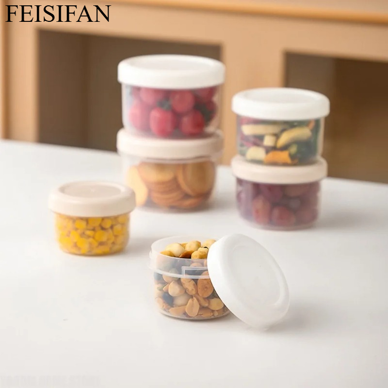 Portable Round Plastic Food St - Food Storage Boxes With Lids 评论和价格