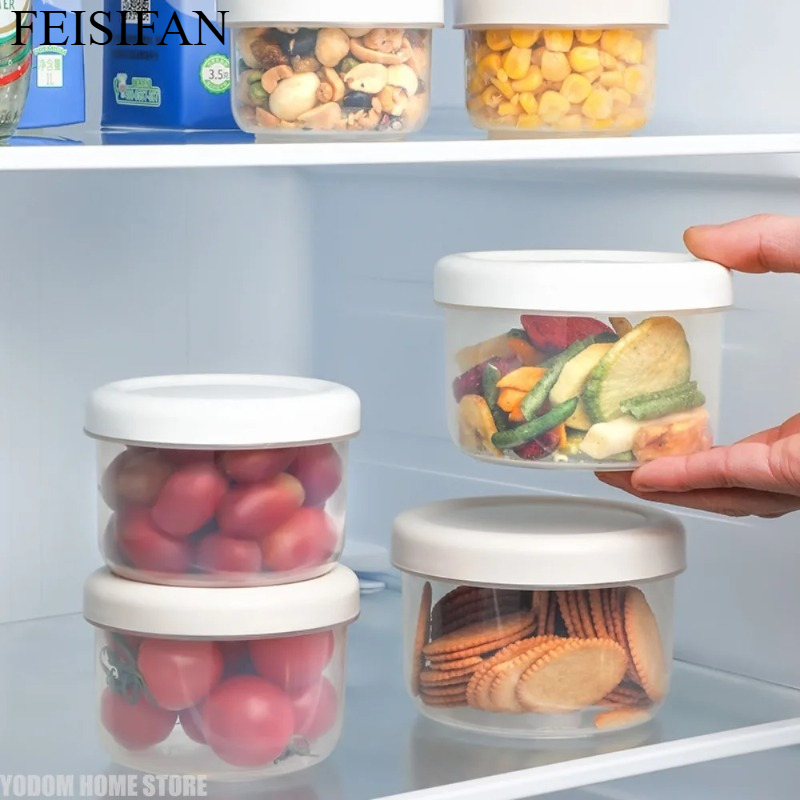 Portable Round Plastic Food St - Food Storage Boxes With Lids 评论和价格