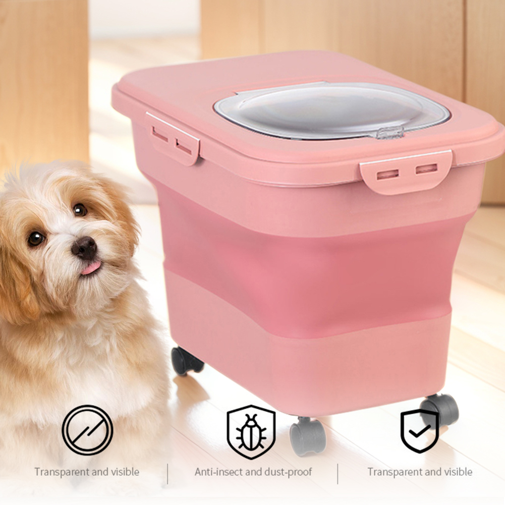 Collapsible Dry Cat Food Box 2 - Food Storage Box Set 评论和价格