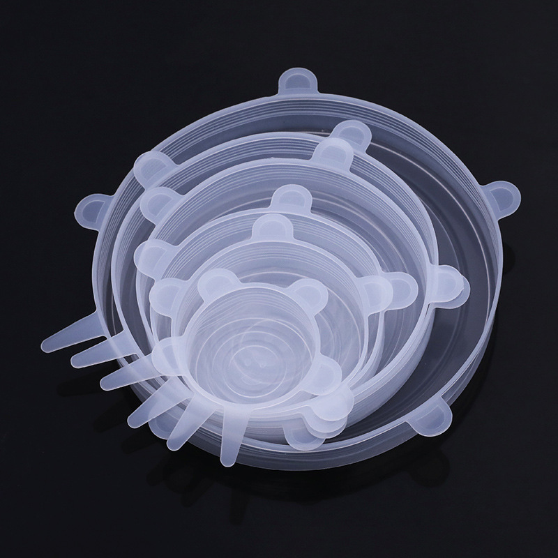 6pcs Reusable Silicone Stretch - Silicone Stretch Lid 评论和价格