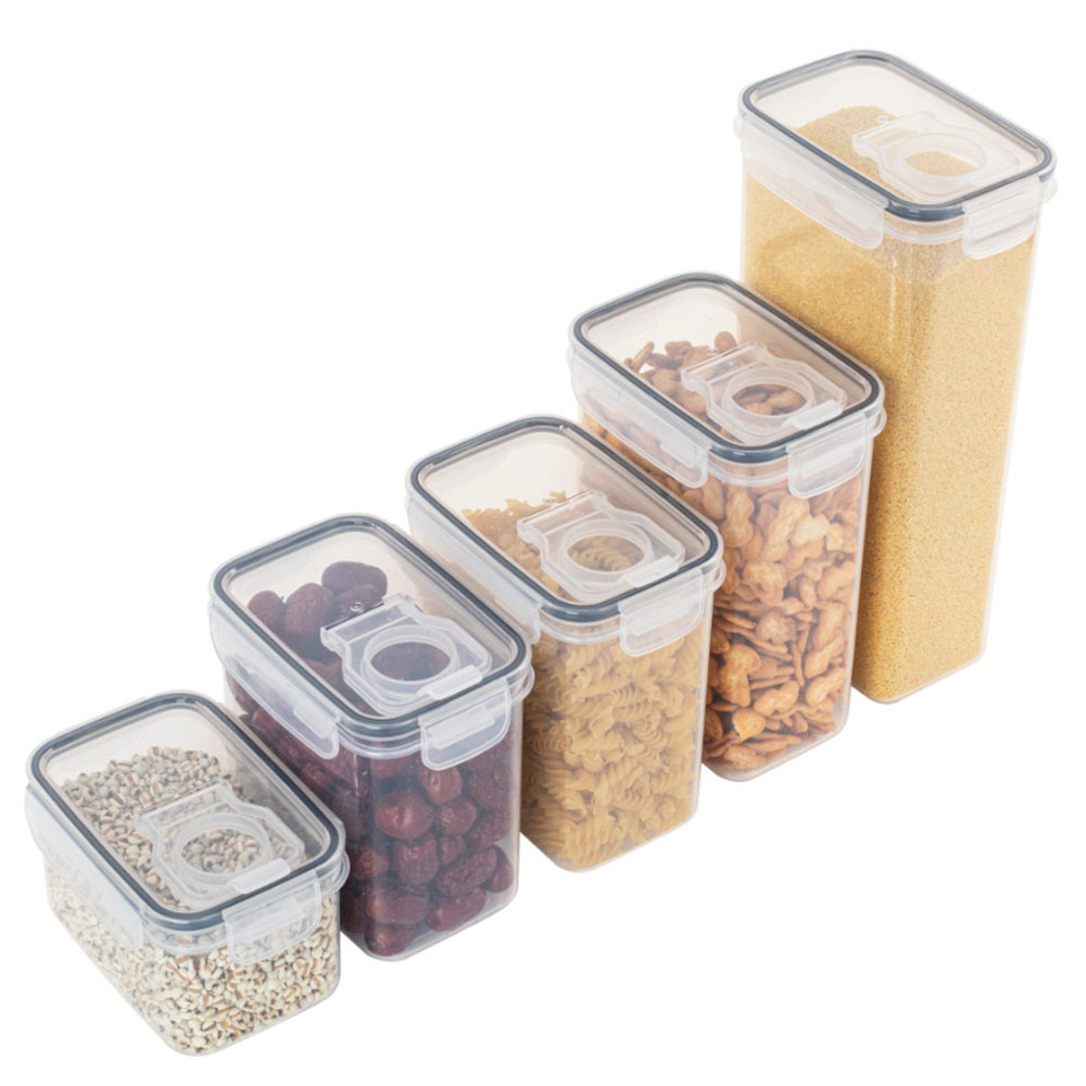Sealed Plastic Food Storage Bo - Airtight Cereal Jar 评论和价格