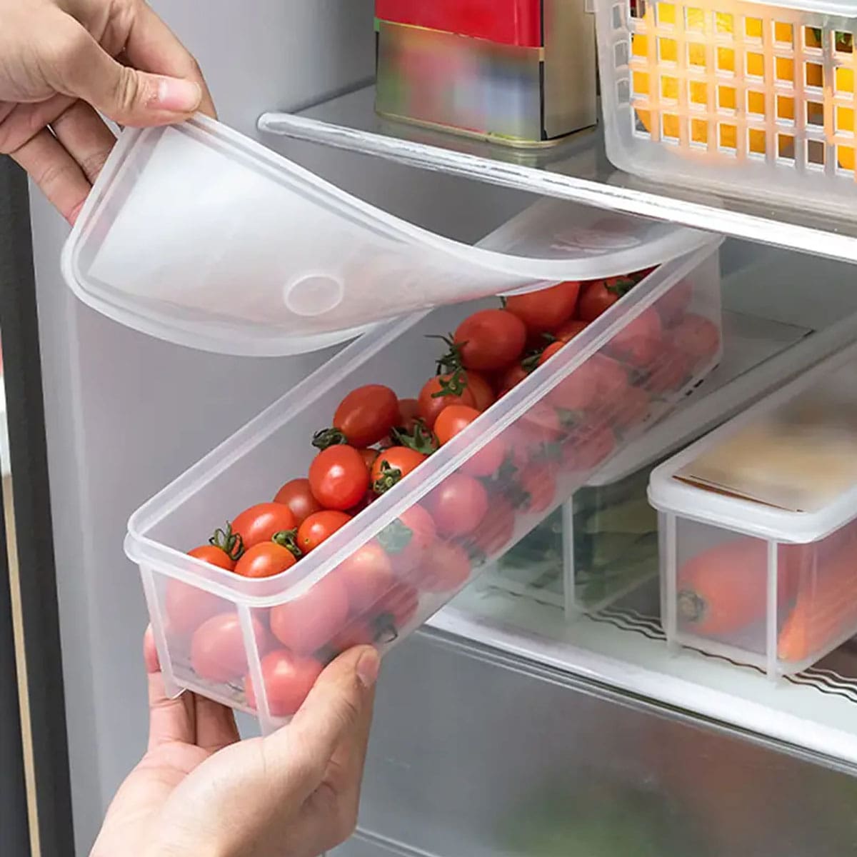 1 Plastic Transparent Storage  - Food Storage Boxes With Lids 评论和价格