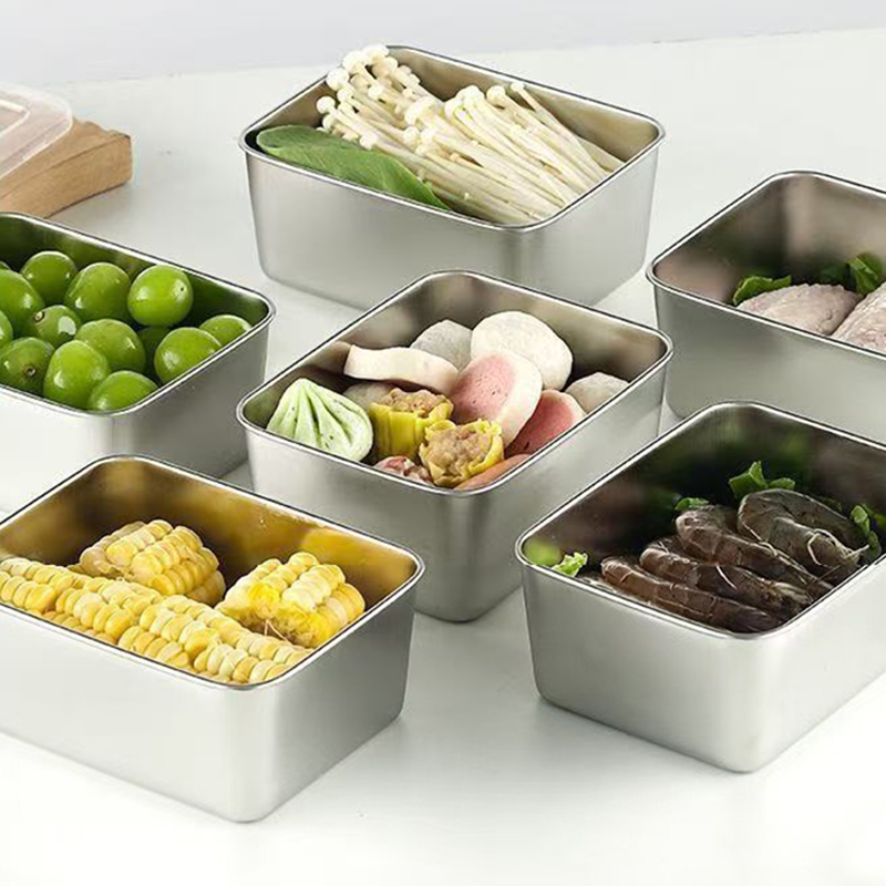 6-Piece Stainless Steel Food S - Food Storage Box Set 评论和价格