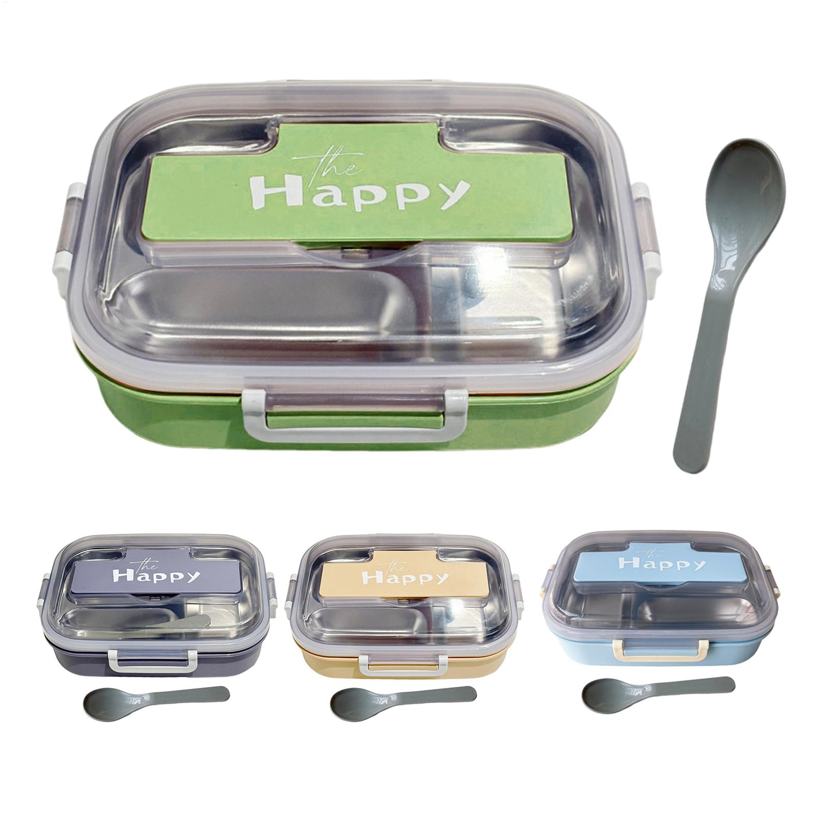 Portable Lunch Box Stainless S - Food Storage With Dividers 评论和价格