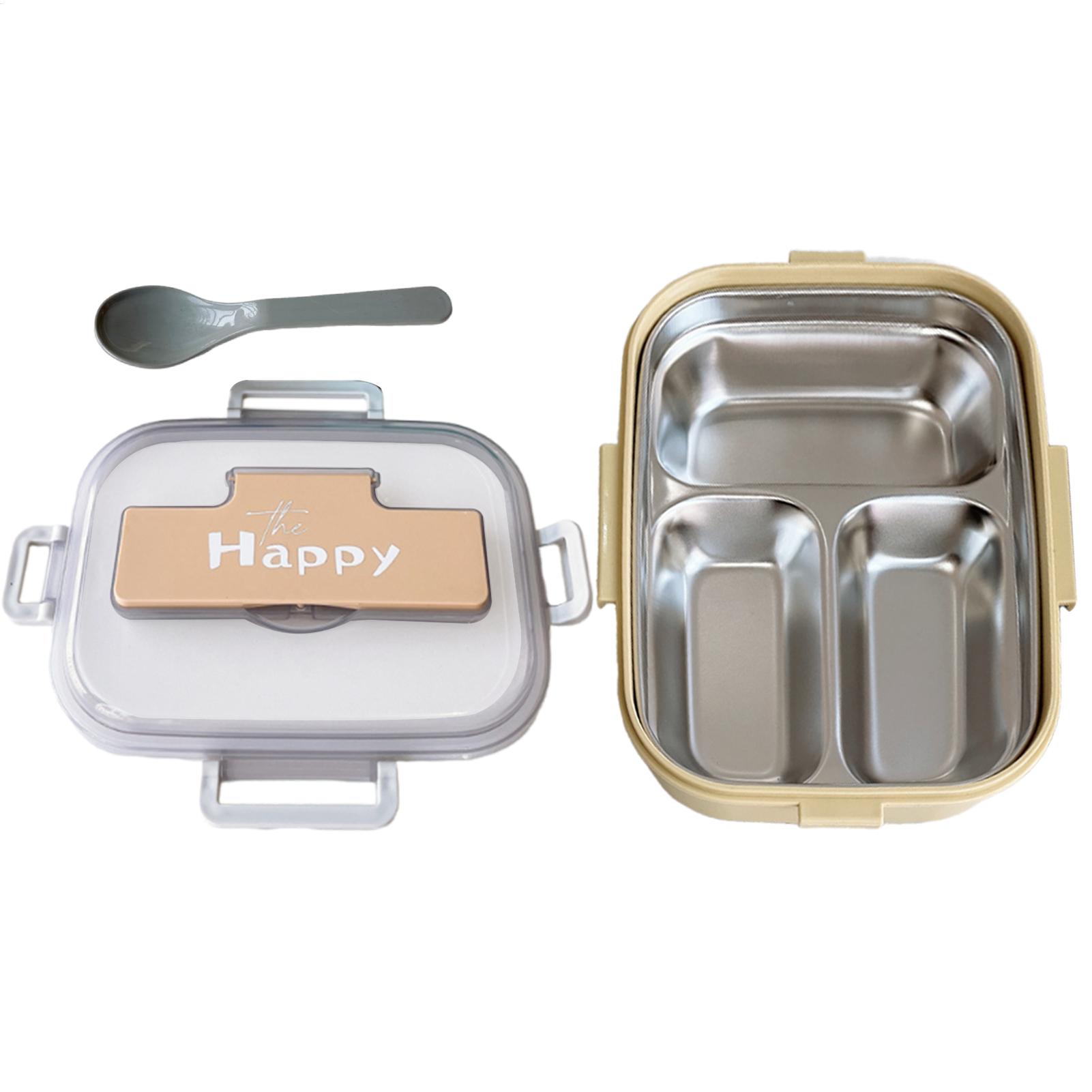 Portable Lunch Box Stainless S - Food Storage With Dividers 评论和价格